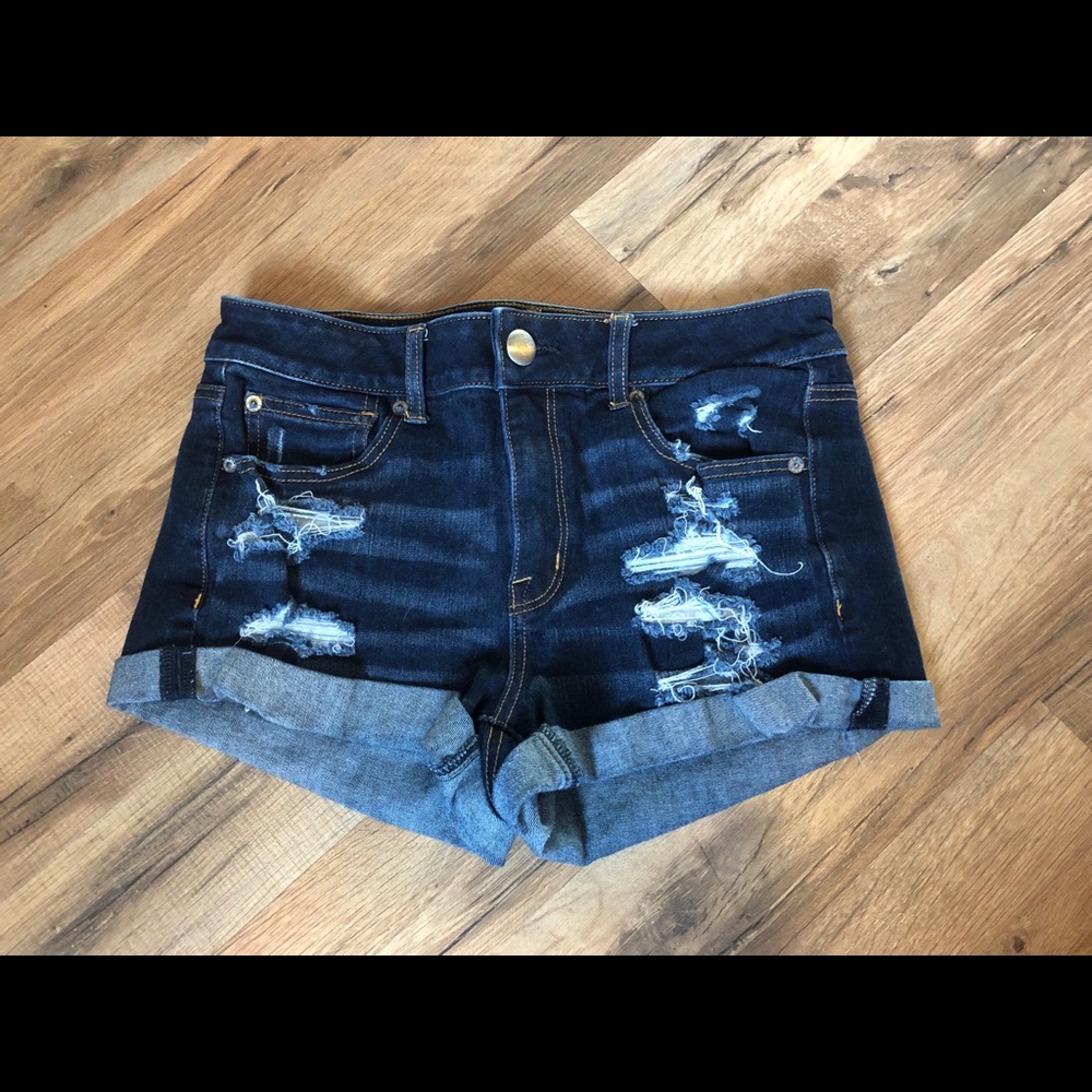 American Eagle high rise shortie size 8